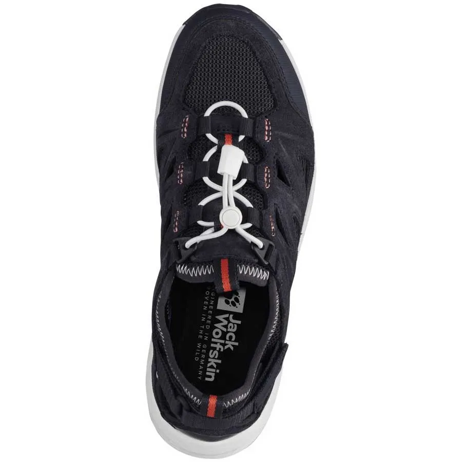 Jack Wolfskin Woodland 2 Hybrid Low Vandringsskor, Dark blue / pink, EU 40