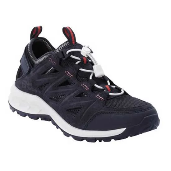 Jack Wolfskin Woodland 2 Hybrid Low Vandringsskor, Dark blue / pink, EU 40
