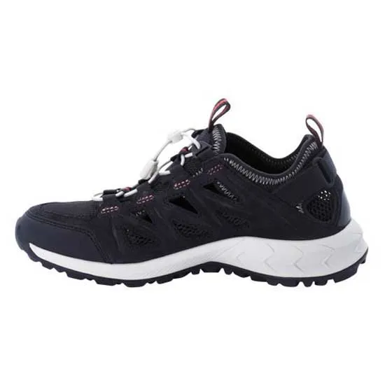 Jack Wolfskin Woodland 2 Hybrid Low Vandringsskor, Dark blue / pink, EU 40