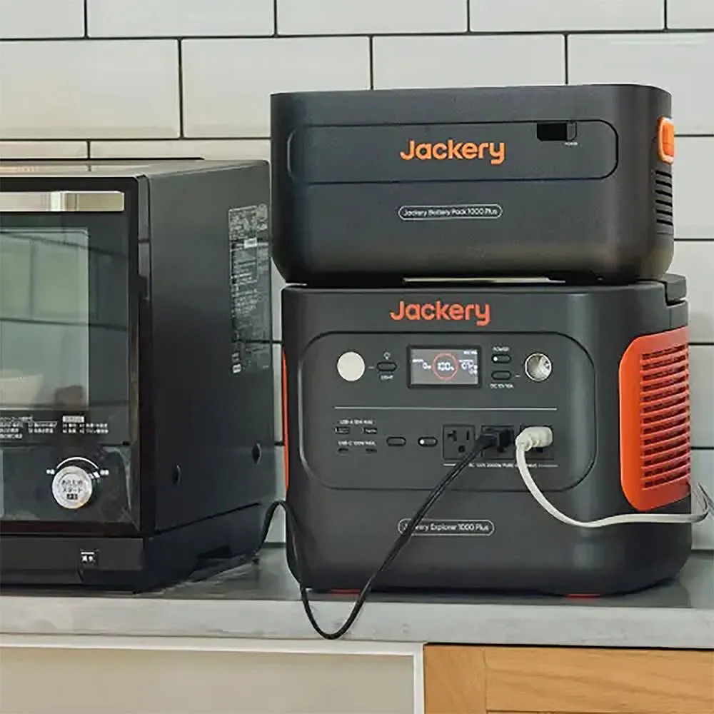 Jackery 1000 Plus Batteri, Black, One Size Jackery 1000 Plus Batteri, Black, One Size