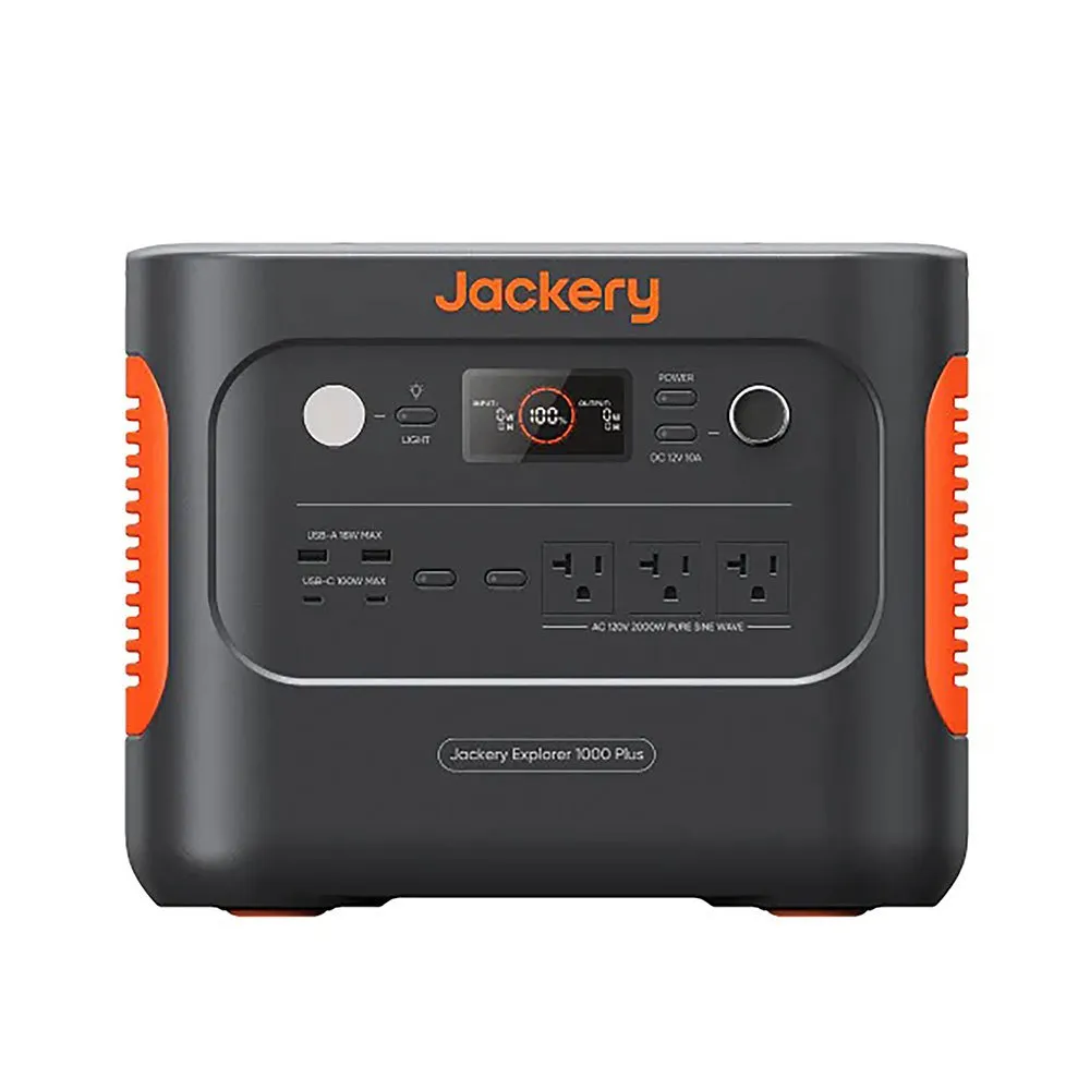 Jackery Explorer 1000 Plus Bärbar Kraftstation, Black, One Size Jackery Explorer 1000 Plus Bärbar Kraftstation, Black, One Size