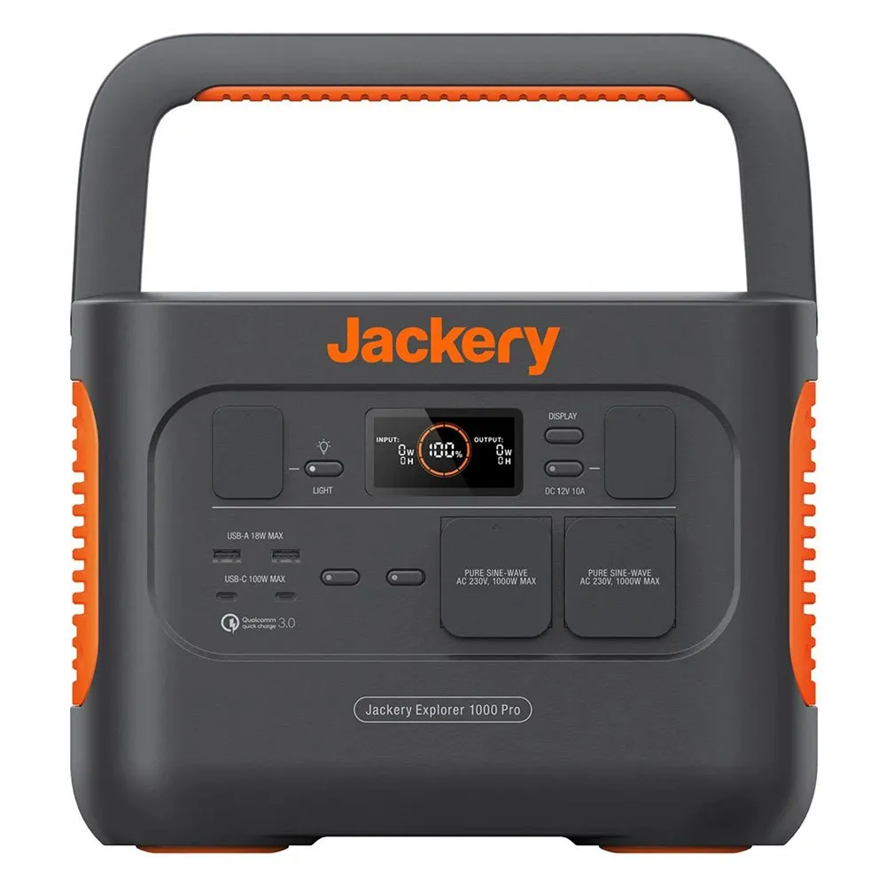 Jackery Explorer 1000 Pro Bärbar Kraftstation, Black, One Size Jackery Explorer 1000 Pro Bärbar Kraftstation, Black, One Size