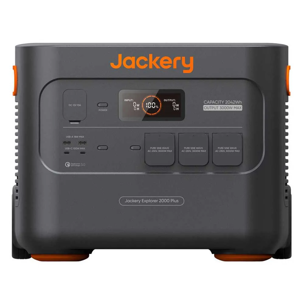 Jackery Explorer 2000 Plus Bärbar Kraftstation, Black, One Size Jackery Explorer 2000 Plus Bärbar Kraftstation, Black, One Size