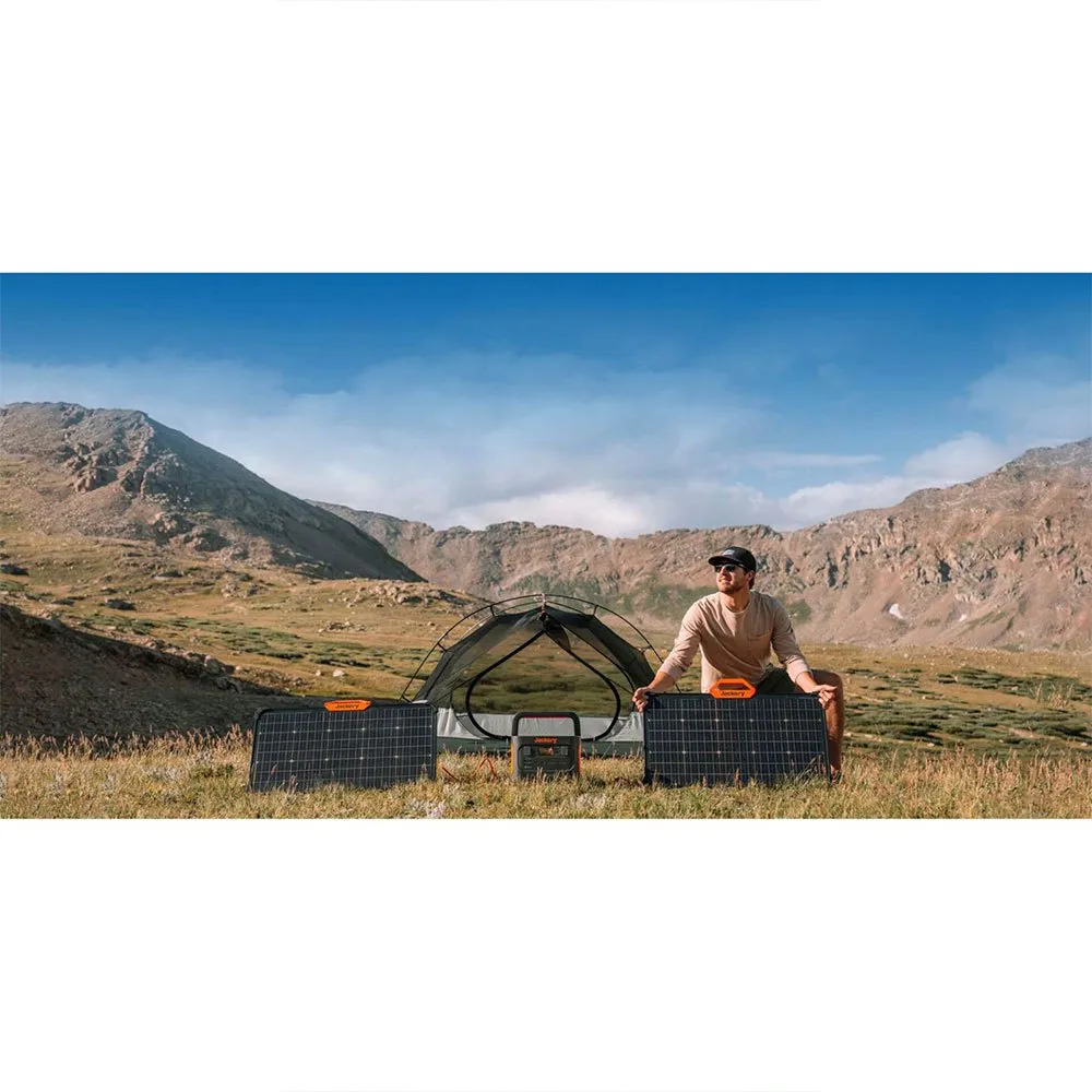 Jackery Solarsaga Bärbar Solpanel 80w, Black, One Size Jackery Solarsaga Bärbar Solpanel 80w, Black, One Size