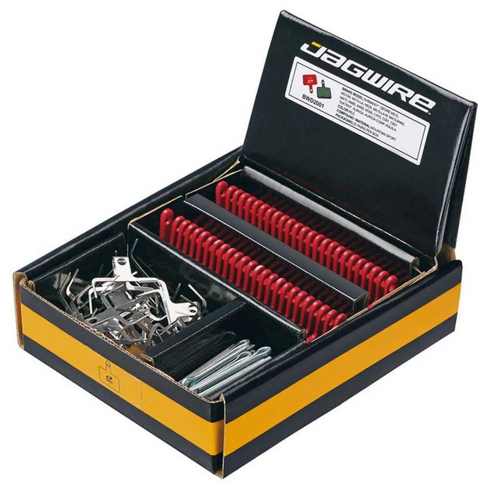 Jagwire Avid Juicy Skivbromsbelägg 25 Par, Red, One Size Jagwire Avid Juicy Skivbromsbelägg 25 Par, Red, One Size