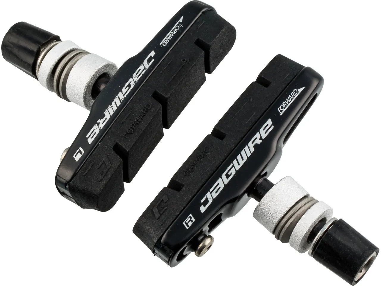 Jagwire Bremsschuhe Cross Pro für V-Brake, Silver, One Size Jagwire Bremsschuhe Cross Pro für V-Brake, Silver, One Size