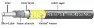 Jagwire Broms Ytterkabel Pro 5 mm. KEB-SL, Svart