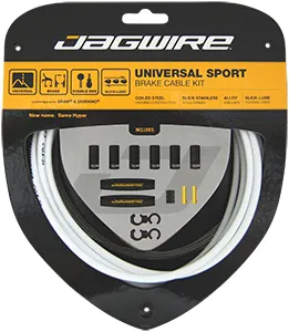 Jagwire Bromsvajerset Race/MTB, Vit