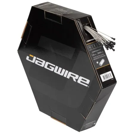 Jagwire Elite Ultra-slick Polished Stainless Campagnolo Bromskabel 1.5x2000 Mm 25 Enheter, Black, One Size