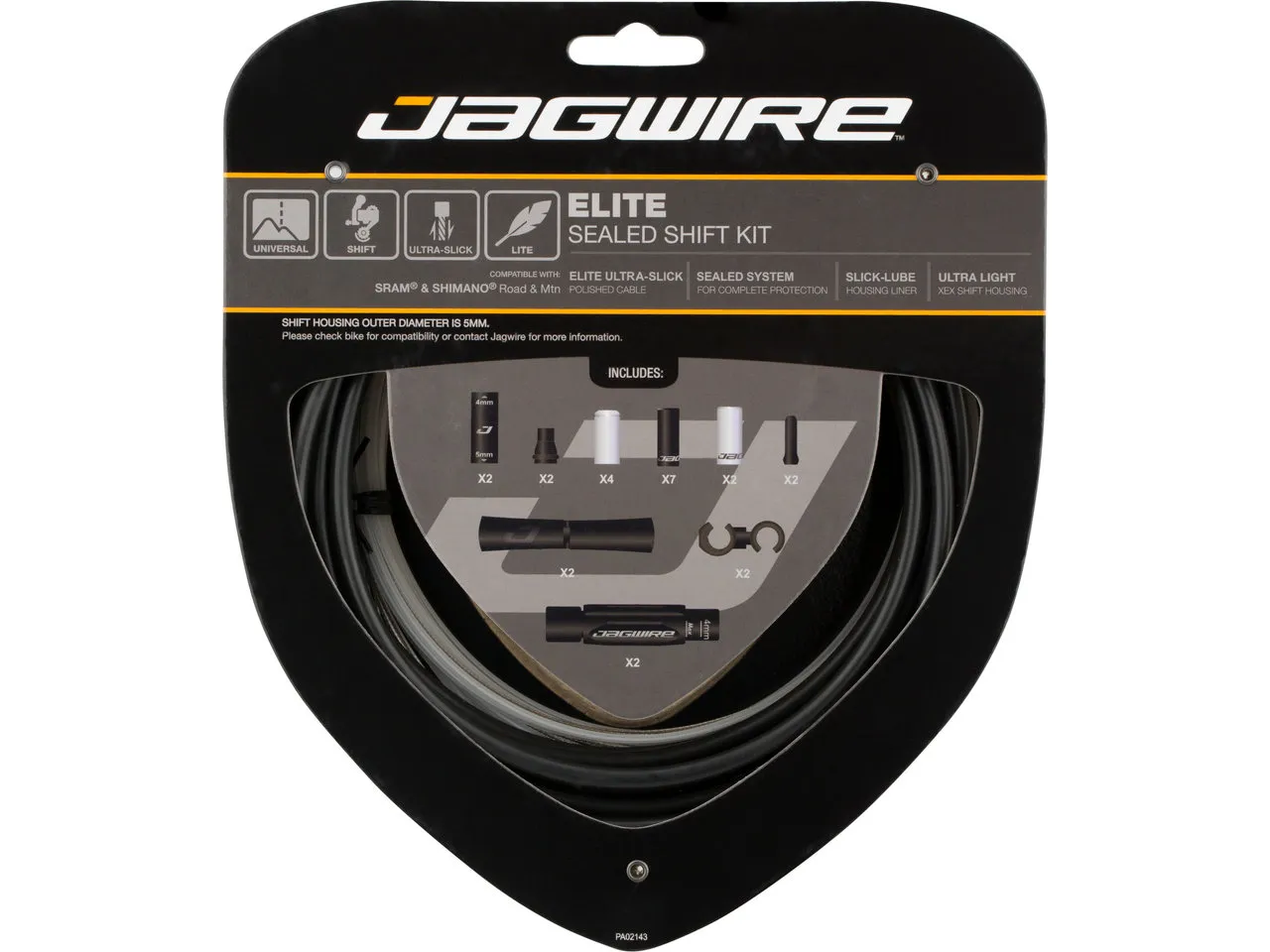 Jagwire Elite Växelvajerset, Svart Jagwire Elite Växelvajerset, Svart