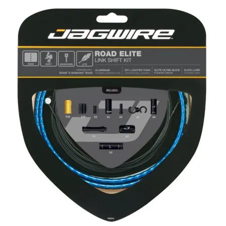 Jagwire Kit Road Elite Link-växling, Green, One Size
