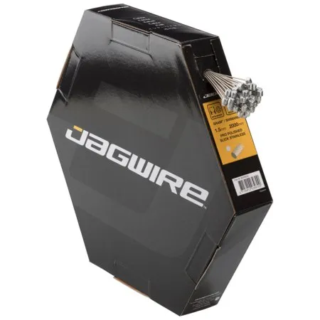 Jagwire Stainless Mtb Bromskabel 15x2000 Mm 50 Enheter, Black, One Size