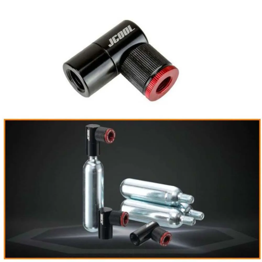 Jcool Co2 Inflator Head Adapter Pump, Black, One Size Jcool Co2 Inflator Head Adapter Pump, Black, One Size