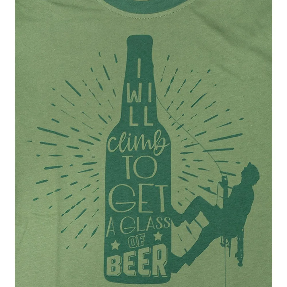 Jeanstrack Climb & Beer T-shirt Med Korta ärmar