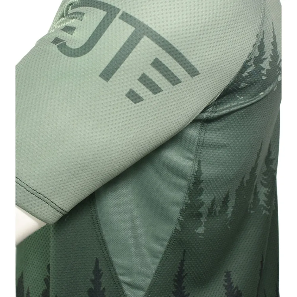 Jeanstrack Lush Kortärmad Endurotröja, Green, M