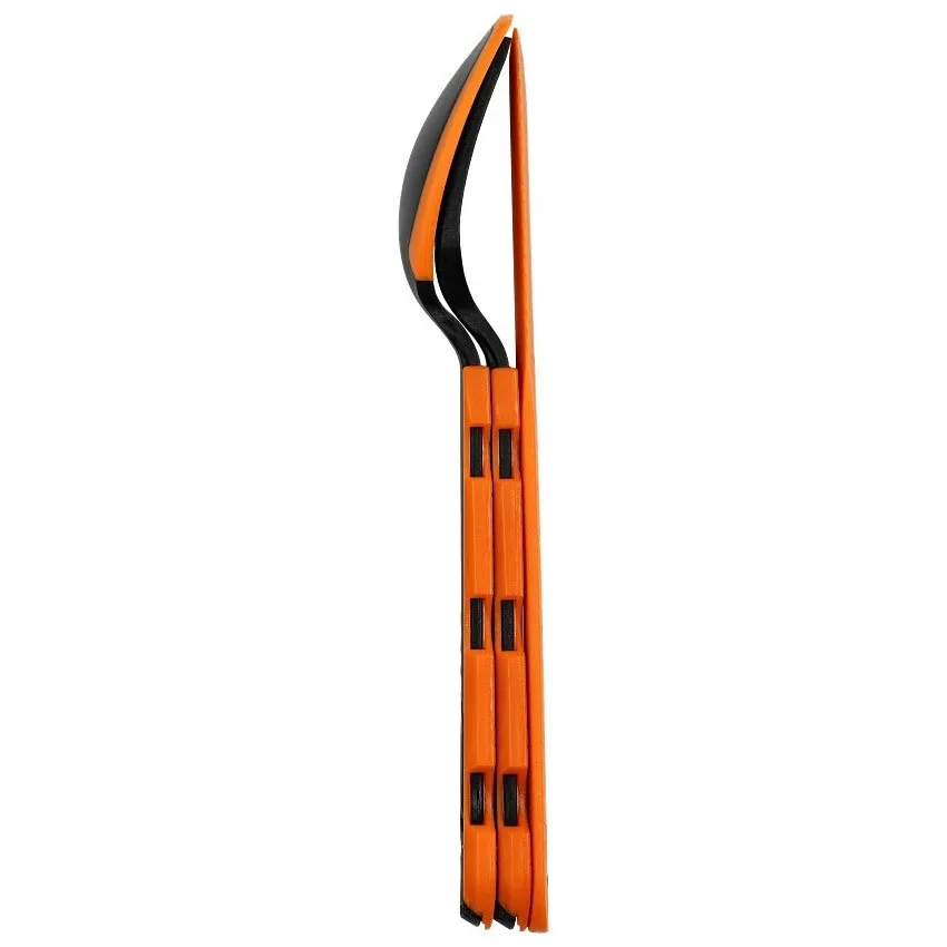 Jetboil Trailware Bestickset, Black / orange, One Size