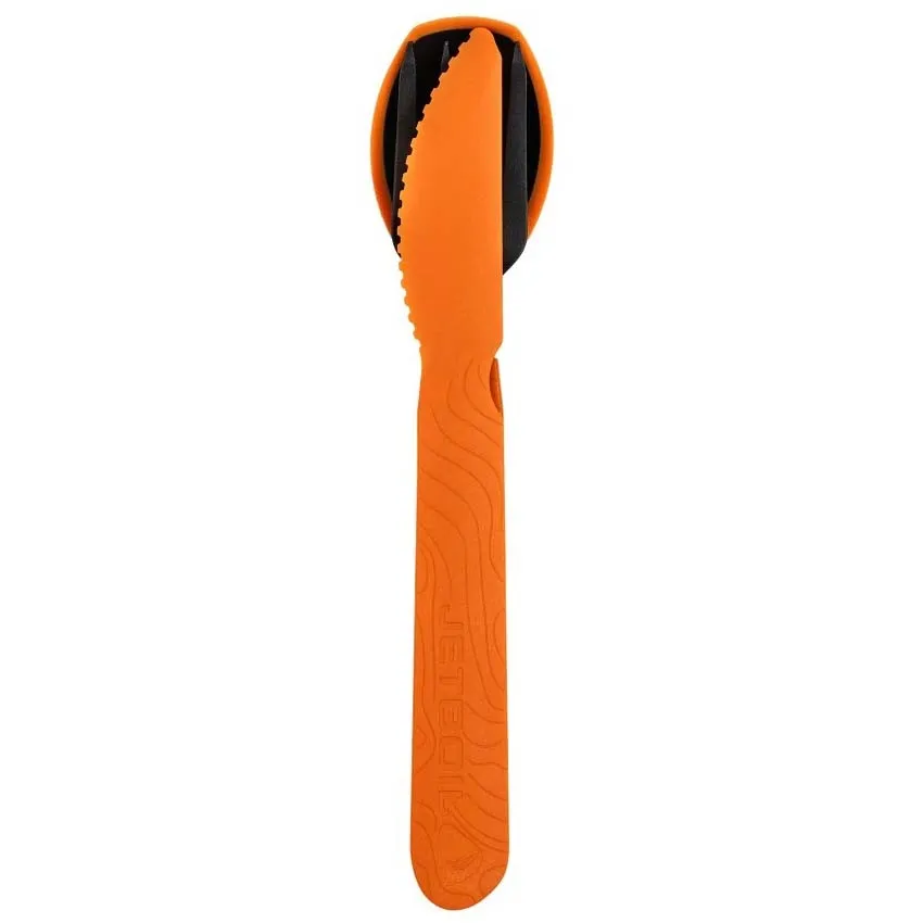 Jetboil Trailware Bestickset, Black / orange, One Size