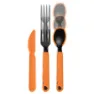 Jetboil Trailware Bestickset, Black / orange, One Size