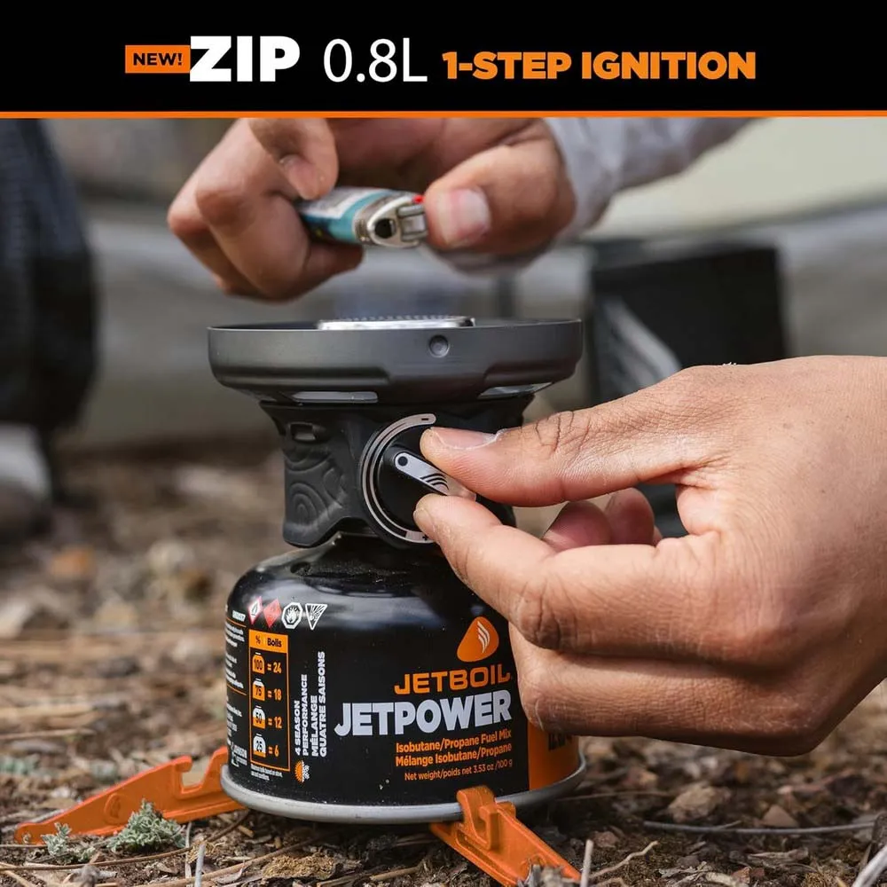 Jetboil Zip 0.8l Campingkök, Carbon, One Size