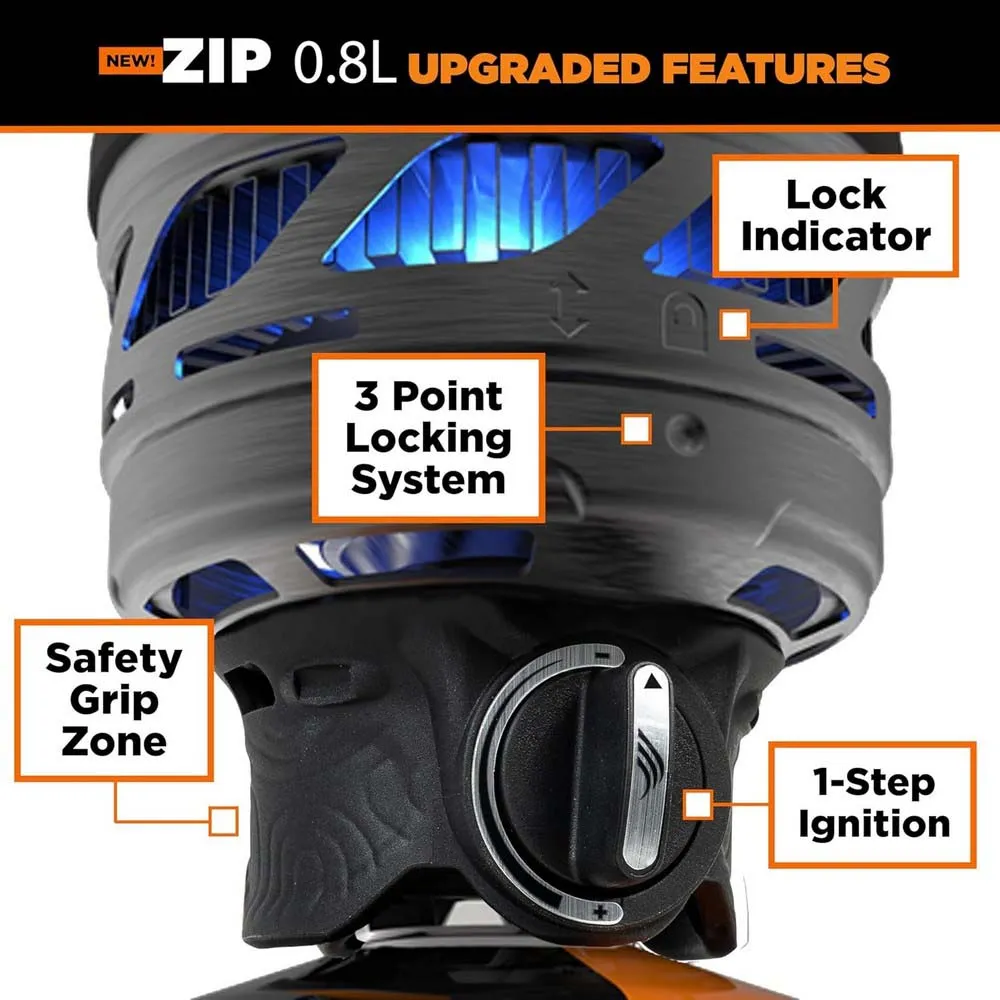 Jetboil Zip 0.8l Campingkök, Carbon, One Size