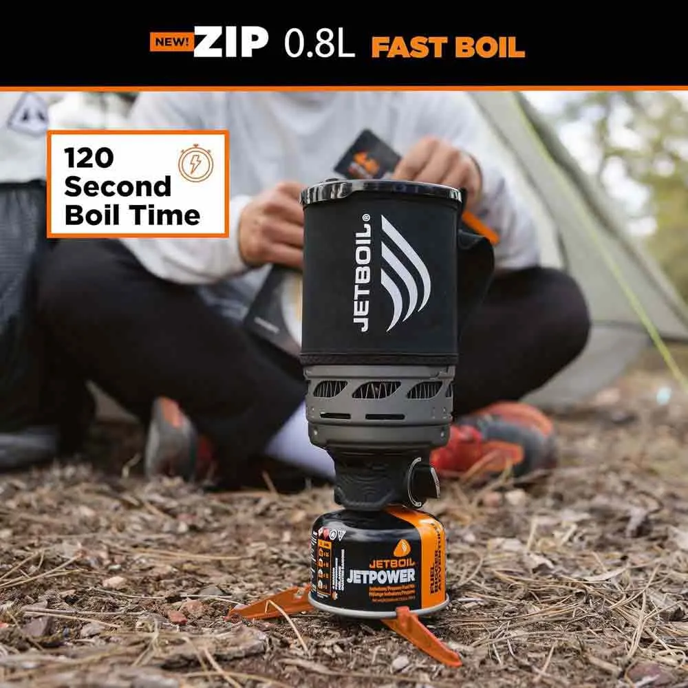 Jetboil Zip 0.8l Campingkök, Carbon, One Size