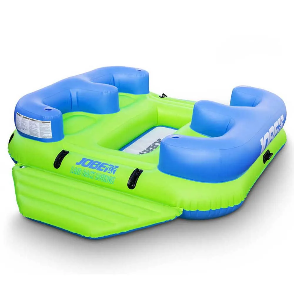 Jobe Laid Back Lounge 4p Madrass Refurbished unisex, Lime / blue, One Size