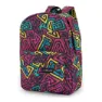 Joluvi Quattro Print Ryggsäck, Red / yellow / blue