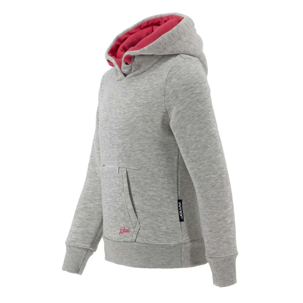 Joluvi Tröja Med Huva, Grey vigore, 8Y