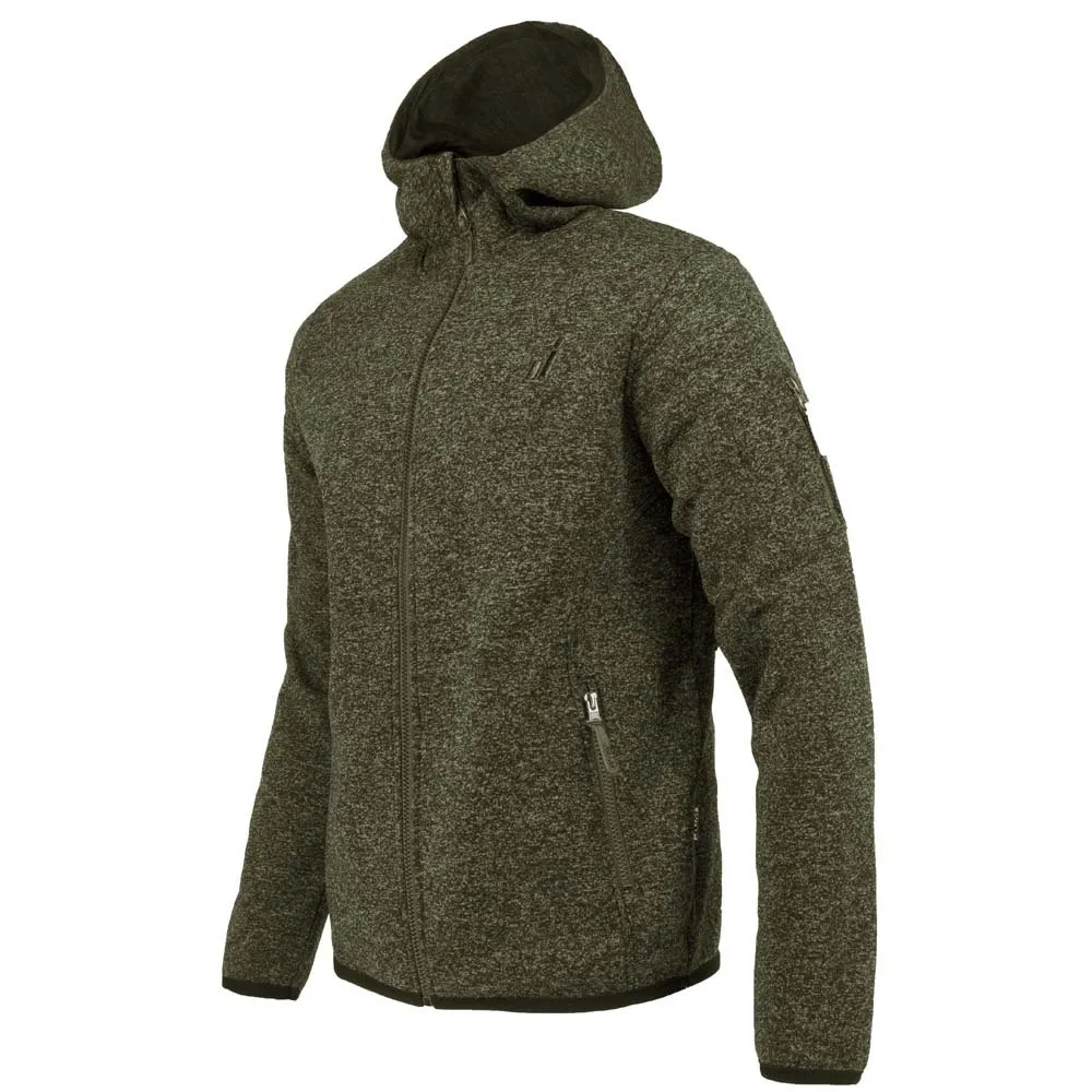 Joluvi Wise Fleecejacka Med Dragkedja, Melange olive green
