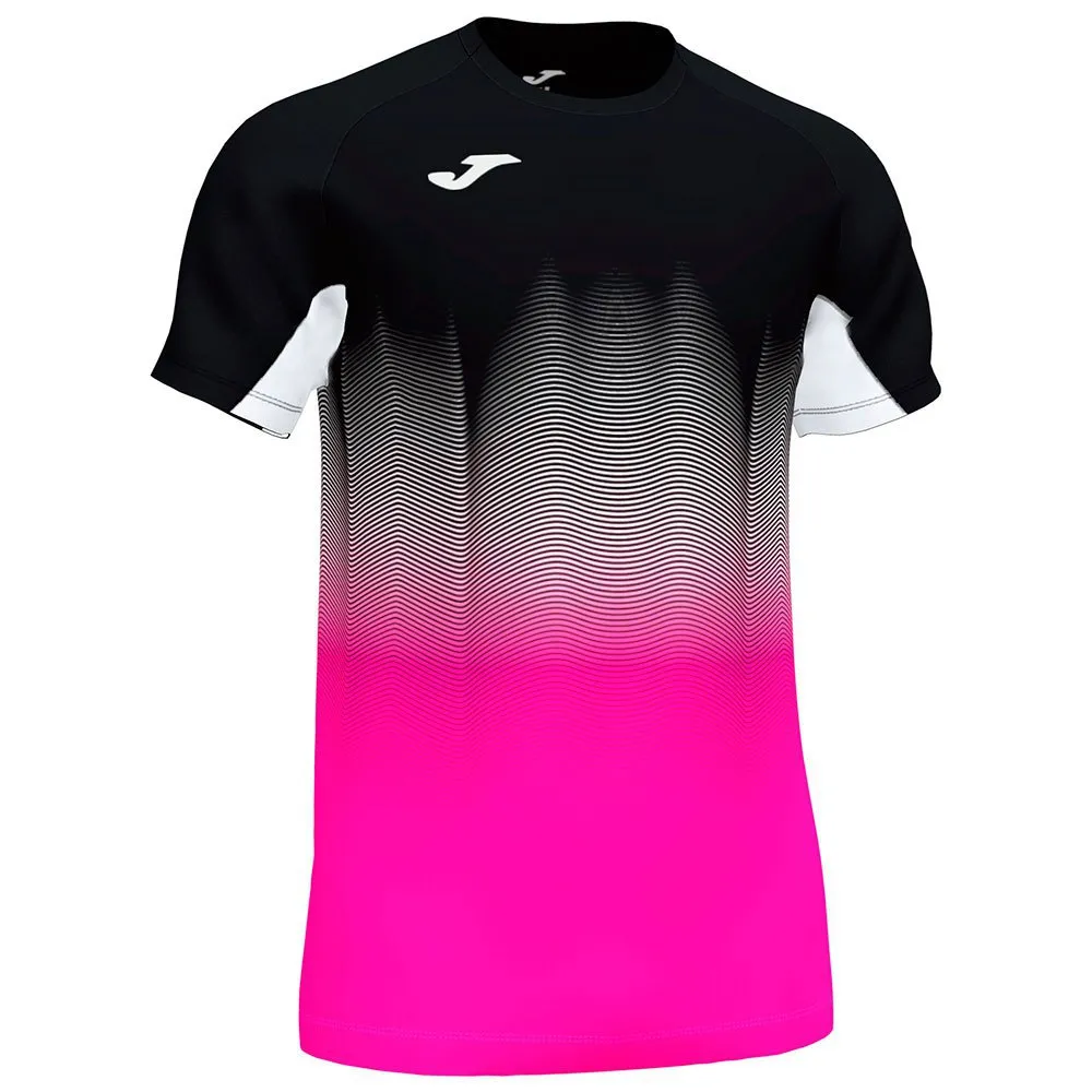 Joma Elite Vii T-shirt Med Korta ärmar male, Black / fluor pink / white