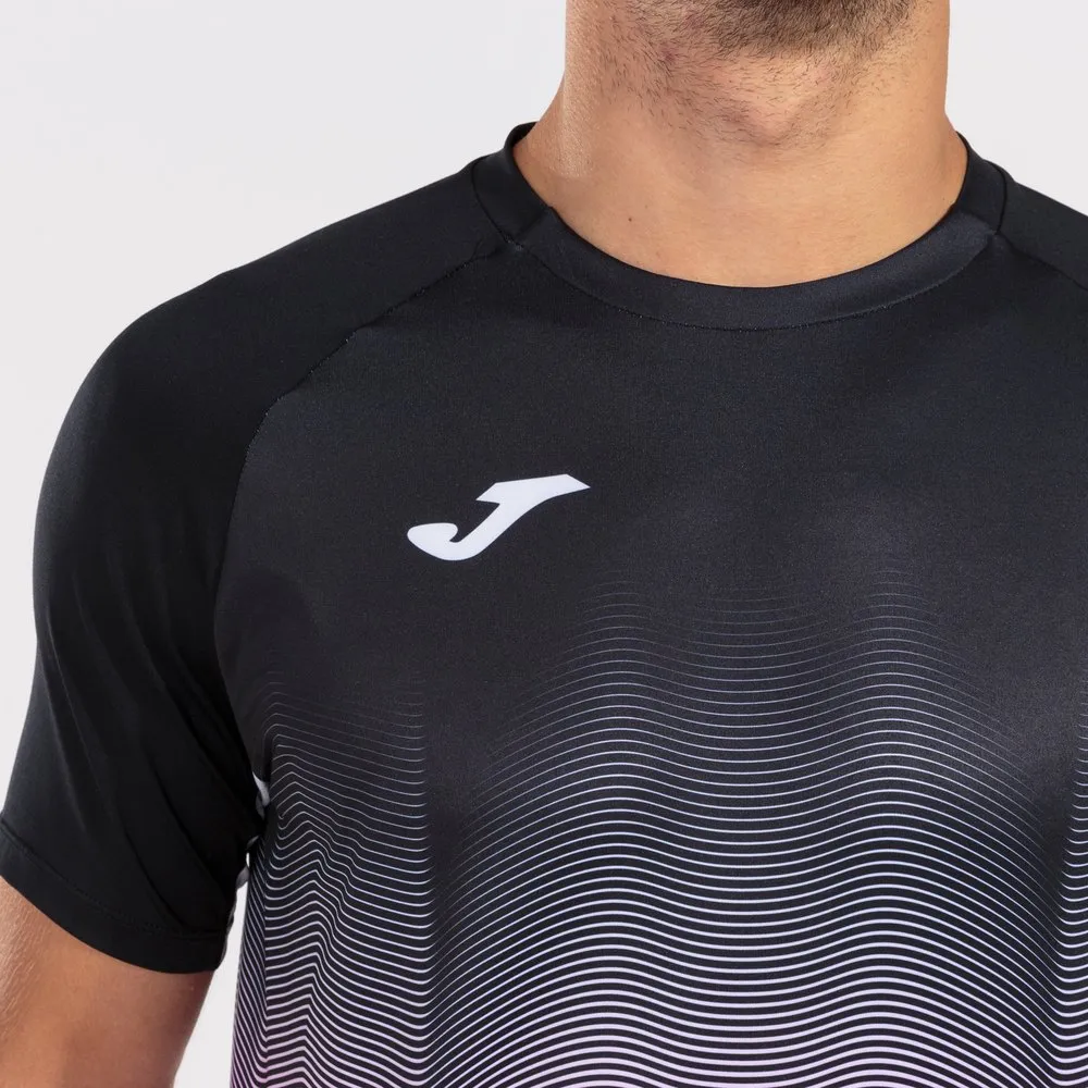 Joma Elite Vii T-shirt Med Korta ärmar male, Black / fluor pink / white