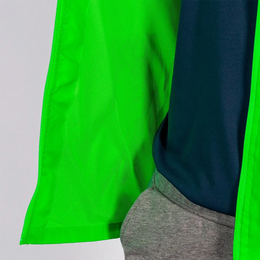 Joma Rain Jacka male, Iris / green fluor