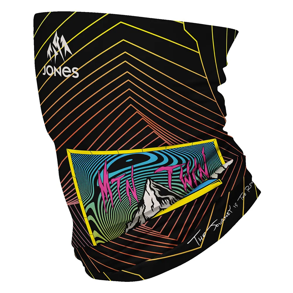 Jones Mtn Twin Portal Halsvärmare, Stealth black