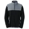 Jones Recycled Half Zip Fleece Med Halv Dragkedja, Stealth black