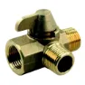 Jr Products 3-vägs Omledningsventil, Bronze, 1/2 MPT x 1/2 MPT x 1/2 FPT