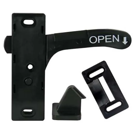 Jr Products Amerimax Rh Skärmdörrslås, Black, One Size