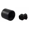 Jr Products Dörrdragare För Stötfångare Med Låg Profil, Black, 38.1 x 31.75mm