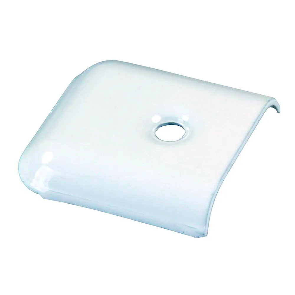 Jr Products Metall Vinylöverdrag, Polar white, 34.92 x 31.75 x 31.75mm