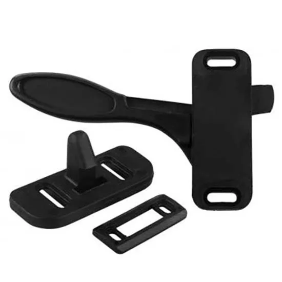 Jr Products Philips Lh Skärmdörrslås, Black, One Size