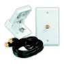 Jr Products Tv-installationsset För Inomhus Och Utomhus, Polar white, One Size