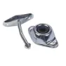 Jr Products Vinklad Dörrstopp Med Kolv 76.2 Mm, Silver, One Size