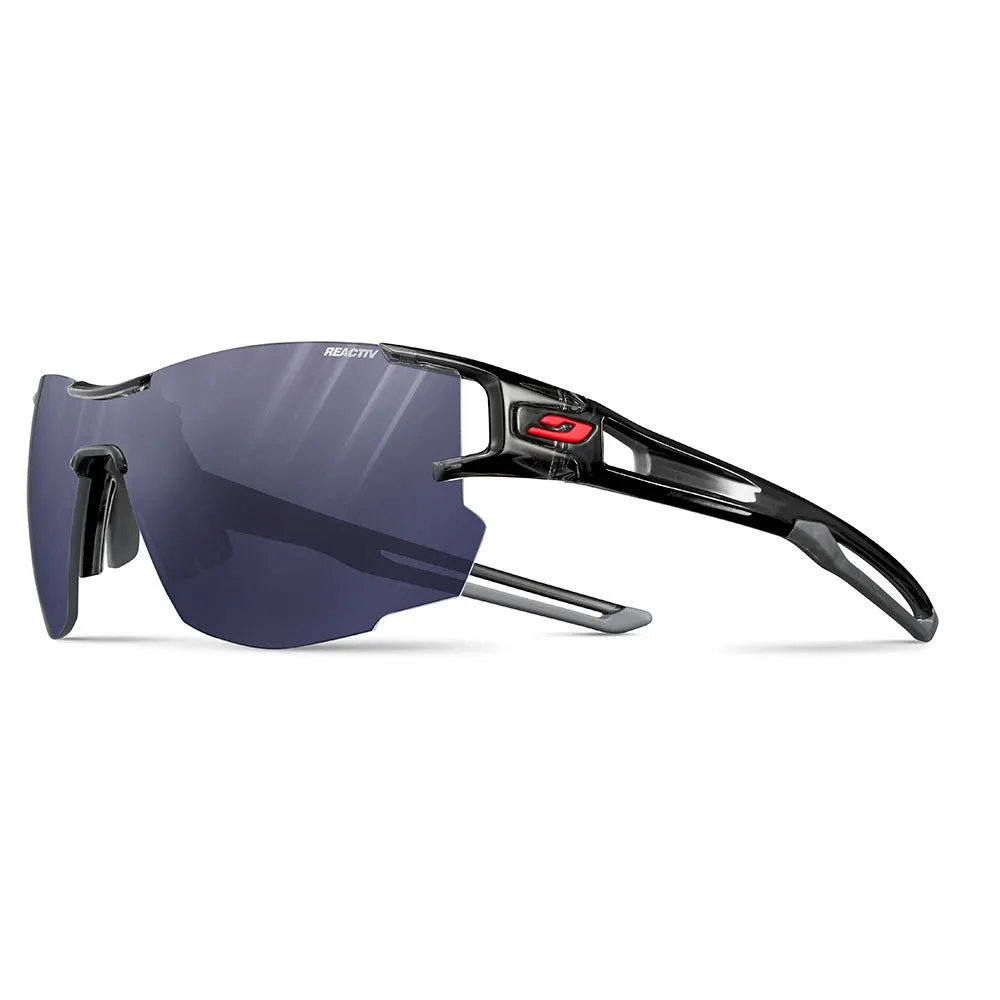 Julbo Aerolite Fotokromatiska Polariserade Solglasögon, Grey / black / clear, Reactiv Perforomance/CAT0-3 Julbo Aerolite Fotokromatiska Polariserade Solglasögon, Grey / black / clear, Reactiv Perforomance/CAT0-3