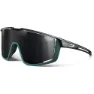 Shiny translucent black / matt green