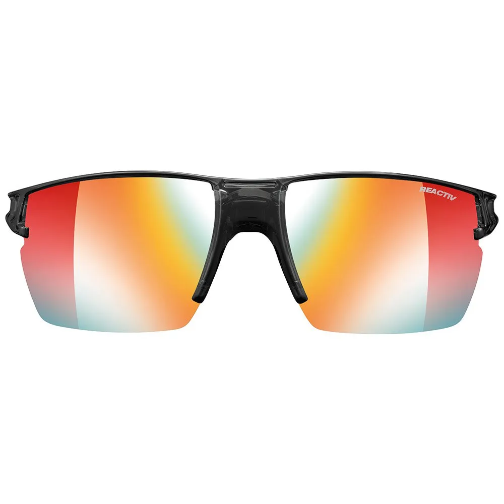 Julbo Outline Foto Kromatiska Solglasögon, Transluscent black / black, Reactiv Zebra Light fire Yellow Brown ml Red/CAT1-3