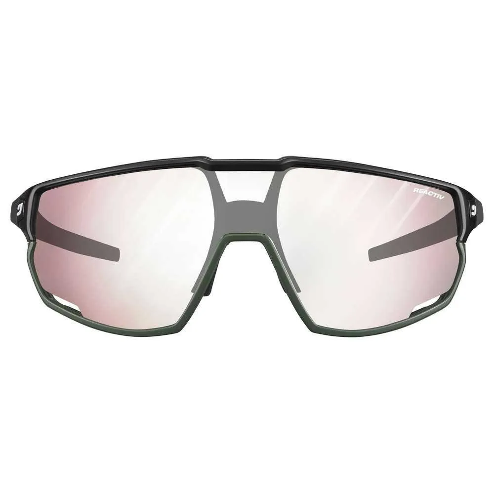 Julbo Rush Solglasögon, Black / army, Reactiv/CAT0-3 HC