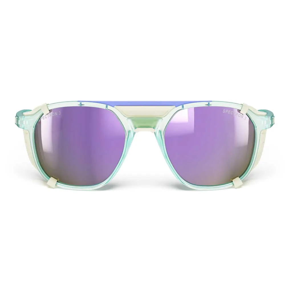 Julbo Slack Cover Solglasögon, Shiny translucent mint / light gray, Spectron 3CF/CAT3
