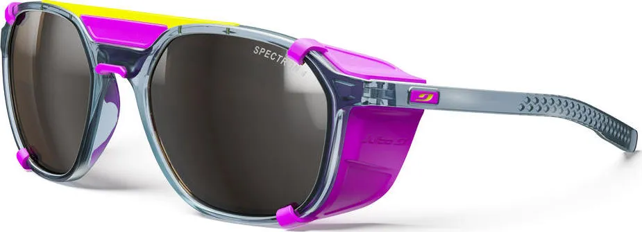 Julbo Slack Cover Spectron 4, Shiny Translucent Blue / Pink, One Size