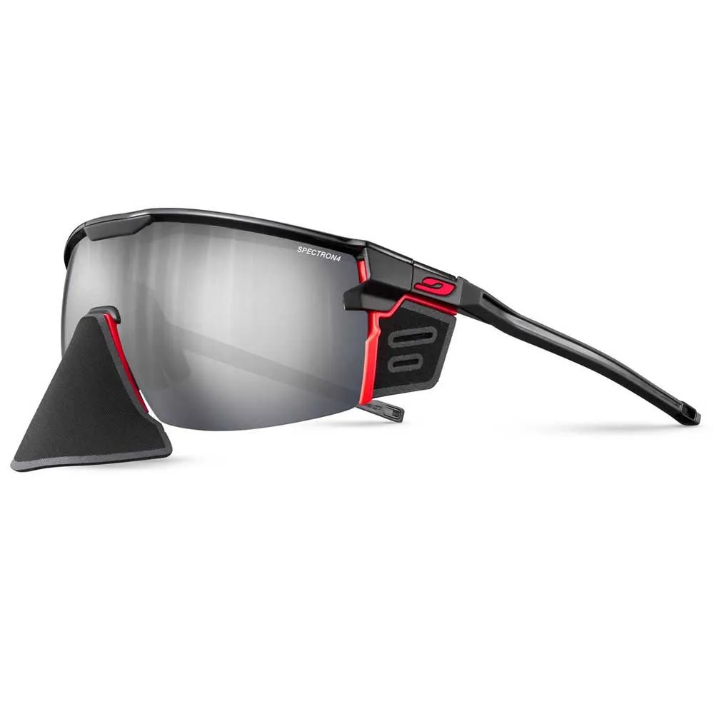 Julbo Ultimate Cover Solglasögon, Black / orange / brown flash silver, Spectron/CAT4 Julbo Ultimate Cover Solglasögon, Black / orange / brown flash silver, Spectron/CAT4
