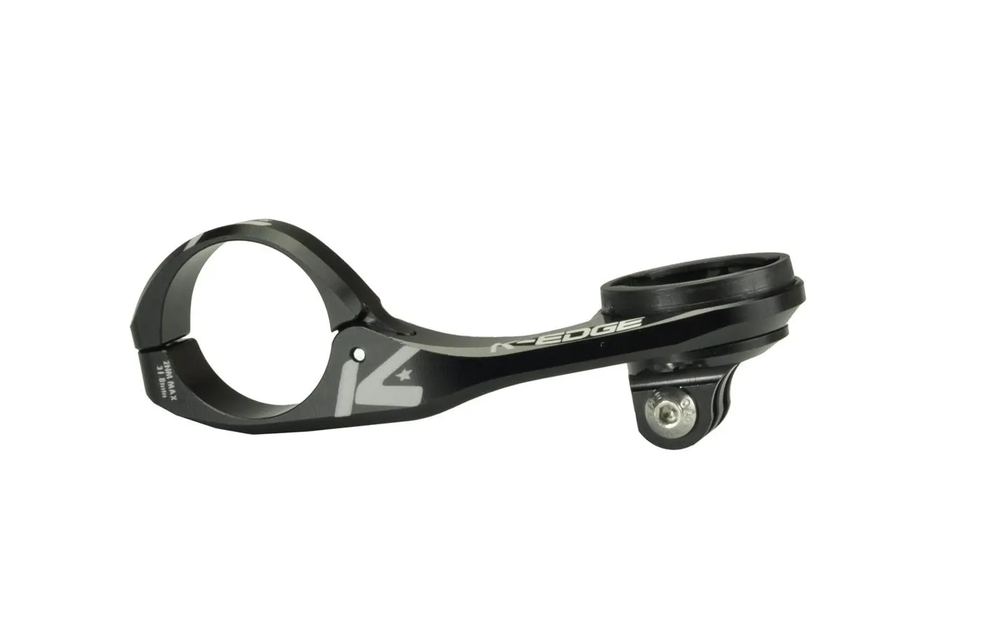 K-Edge Garmin Max Combo Mount, Black anodize, 31.8mm