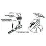 K-Edge Garmin Top Tube Mount Stöd, Black anodize, One Size